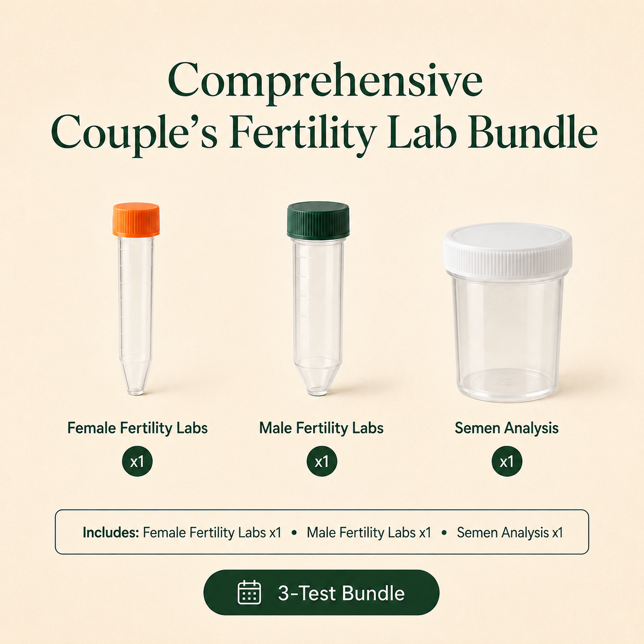 Comprehensive Couple's Fertility Lab Testing Bundle